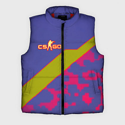 Мужской жилет Counter strike camo line, цвет: 3D-красный