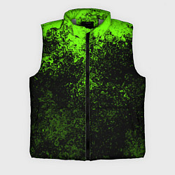 Мужской жилет Зеленые брызги красок