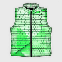 Мужской жилет Зелёные кирпичики