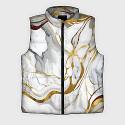 Мужской жилет Жёлто-белый мрамор