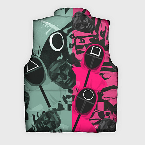 Мужской жилет Маски из игры в кальмара / 3D-Черный – фото 2