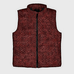 Мужской жилет Тёмный красный винный текстуры