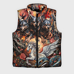 Мужской жилет Мифические существа в стиле татуировки Ирезуми