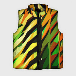Мужской жилет Чёрно-жёлтая абстракция