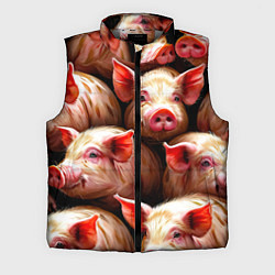 Мужской жилет Поросята