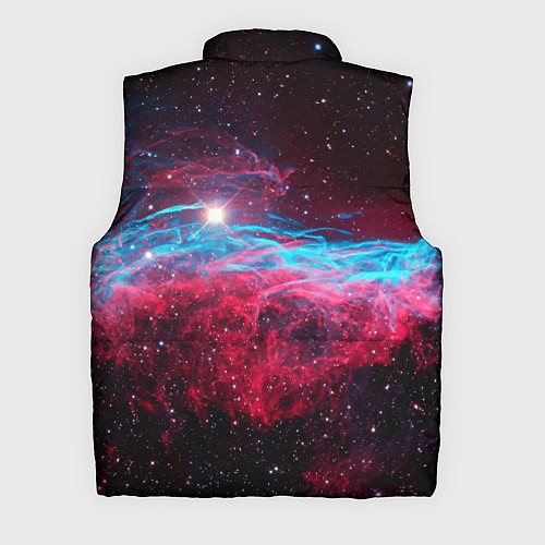 Мужской жилет Uy scuti star - neon space / 3D-Черный – фото 2