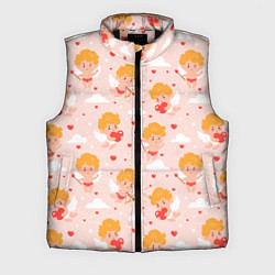 Мужской жилет Паттерн с милыми купидонами
