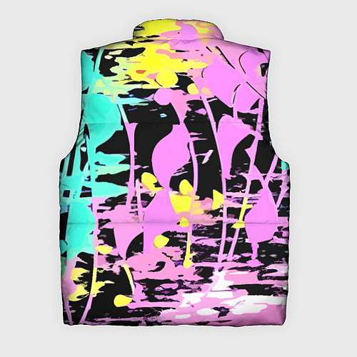 Мужской жилет Color expressive abstraction - Milano / 3D-Светло-серый – фото 2