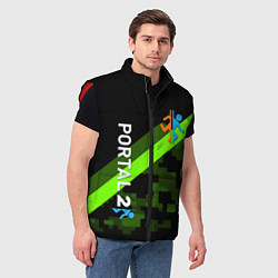 Мужской жилет Portal camo steel geometry, цвет: 3D-красный — фото 2