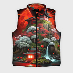 Мужской жилет Японская гора природа