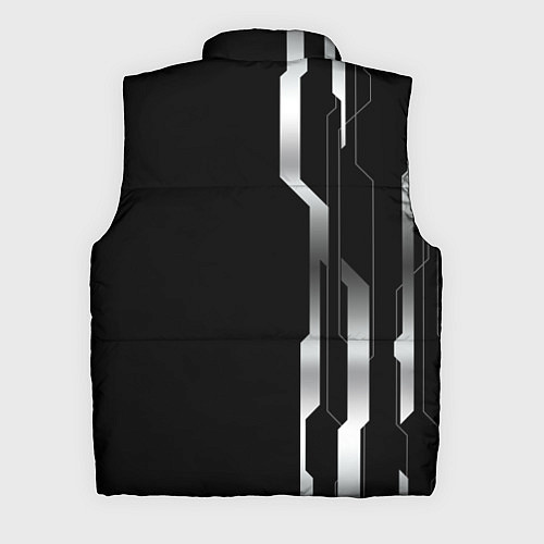 Мужской жилет Exeed - металлические полосы / 3D-Светло-серый – фото 2