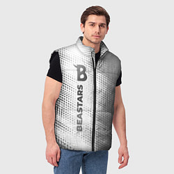 Мужской жилет Beastars - white gradient по-вертикали, цвет: 3D-черный — фото 2
