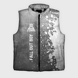 Мужской жилет Fall Out Boy - grey gradient по-вертикали
