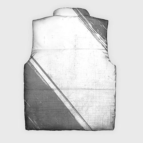 Мужской жилет Behemoth - white gradient вертикально / 3D-Черный – фото 2
