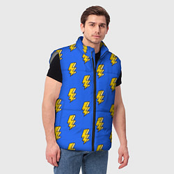 Мужской жилет Супер молнии, цвет: 3D-светло-серый — фото 2