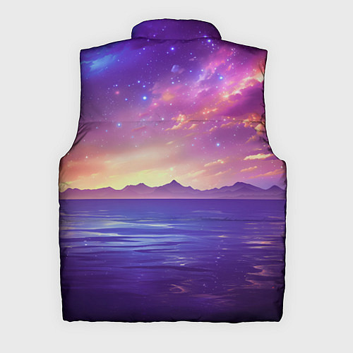Мужской жилет Волшебная галактика / 3D-Красный – фото 2