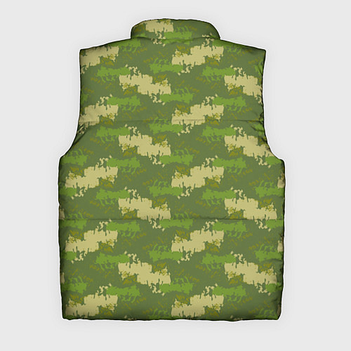 Мужской жилет Зеленый камуфляж / 3D-Черный – фото 2