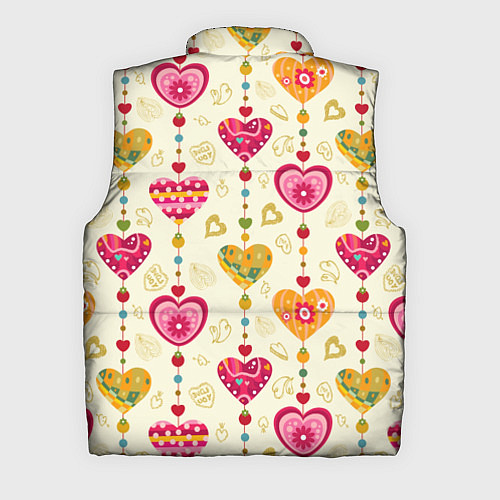 Мужской жилет Сердечки подборка / 3D-Красный – фото 2