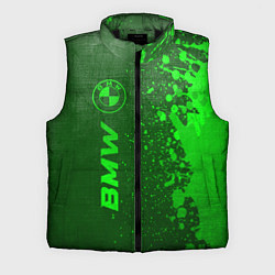 Мужской жилет BMW - green gradient по-вертикали, цвет: 3D-черный