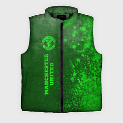 Мужской жилет Manchester United - green gradient по-вертикали