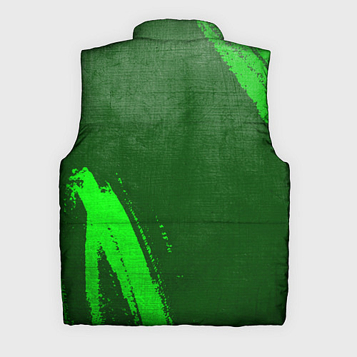 Мужской жилет Galatasaray - green gradient вертикально / 3D-Черный – фото 2