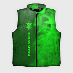 Мужской жилет Dead Space - green gradient по-вертикали, цвет: 3D-черный