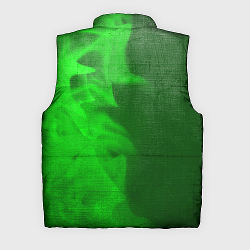 Мужской жилет Dead Space - green gradient по-вертикали / 3D-Черный – фото 2