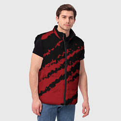 Мужской жилет The color is red and black, цвет: 3D-черный — фото 2