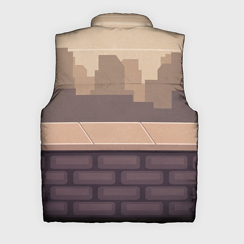 Мужской жилет Смотровая площадка / 3D-Красный – фото 2