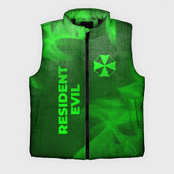 Мужской жилет Resident Evil - green gradient вертикально, цвет: 3D-черный