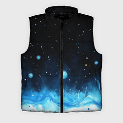 Мужской жилет Синяя светящееся краска