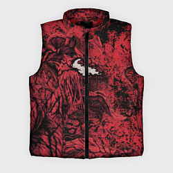 Мужской жилет Красный веном текстура Карнажа, цвет: 3D-красный