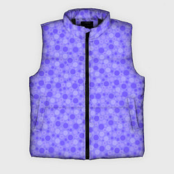 Мужской жилет Фиолетовый сиреневый пузыри, цвет: 3D-черный