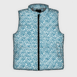 Мужской жилет Бело-синий текстурный