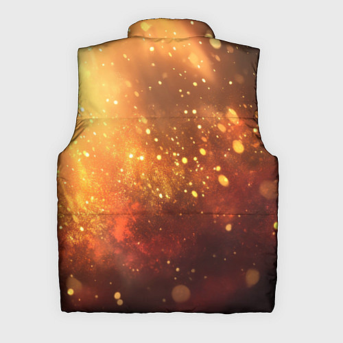 Мужской жилет Золотая блестящая текстура / 3D-Светло-серый – фото 2