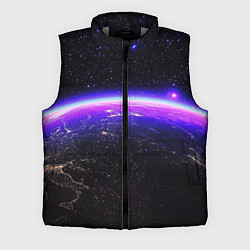 Мужской жилет Планета и неоновое свечение