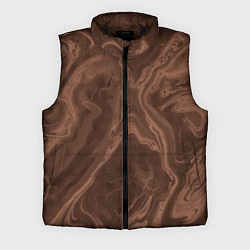 Мужской жилет Коричневый абстракция в точку