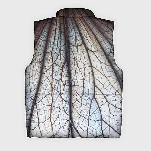 Мужской жилет Прожилки растения / 3D-Черный – фото 2