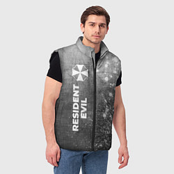 Мужской жилет Resident Evil - grey gradient по-вертикали, цвет: 3D-черный — фото 2