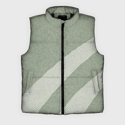 Мужской жилет Светлый серо-зелёный абстрактный