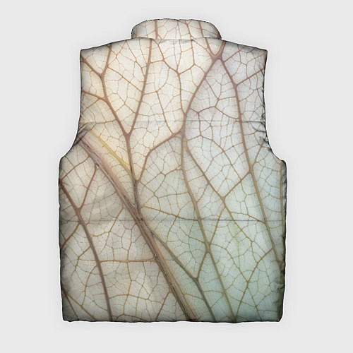 Мужской жилет Прожилки листика / 3D-Черный – фото 2