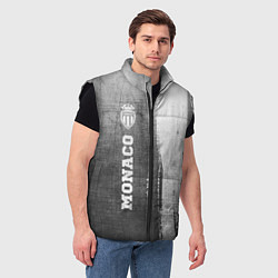 Мужской жилет Monaco - grey gradient по-вертикали, цвет: 3D-черный — фото 2