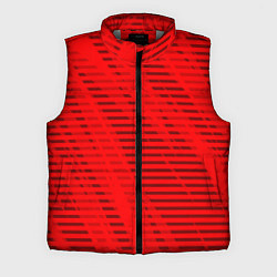 Мужской жилет Красный полосатый