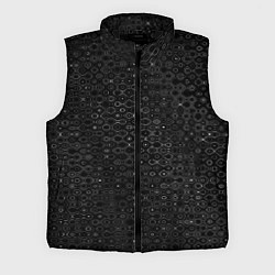 Мужской жилет Чёрный текстурный с узором