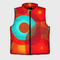 Мужской жилет Оптическая абстракция с кругами