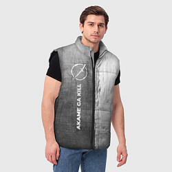 Мужской жилет Akame ga Kill - grey gradient по-вертикали, цвет: 3D-черный — фото 2