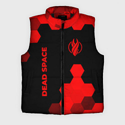 Мужской жилет Dead Space - red gradient вертикально, цвет: 3D-черный