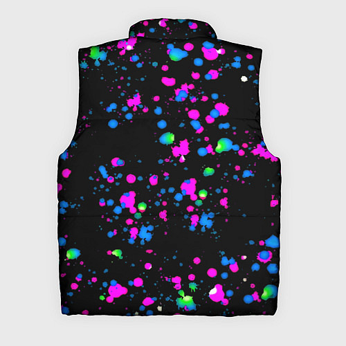 Мужской жилет Monster energy неоновые краски / 3D-Черный – фото 2