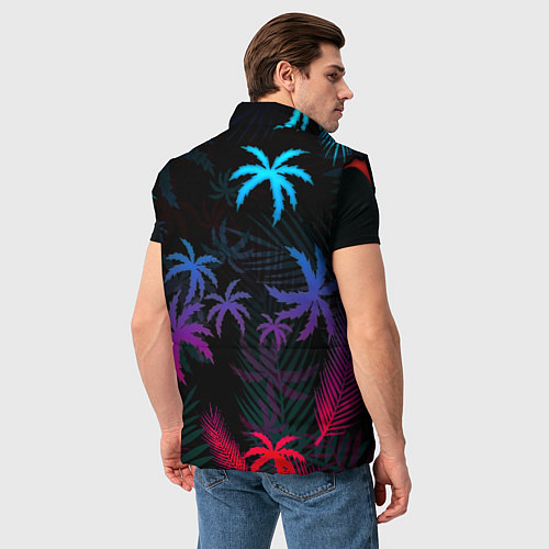 Мужской жилет Тропики градиент / 3D-Красный – фото 4