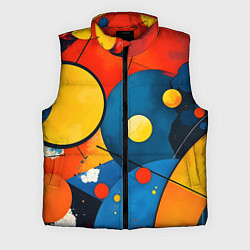 Мужской жилет Динамичный красочный паттерн